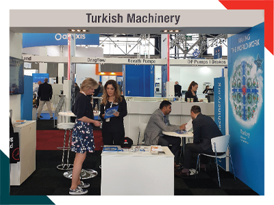 Turkish Machinery has participated in the Aquatech Exhibition